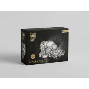 Dilli 51 Pcs Stainless Steel Dinner Set